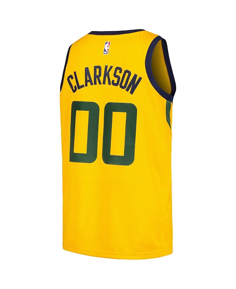 Men's Jordan Clarkson Yellow Utah Jazz Swingman Player Jersey - Statement Edition