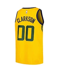Men's Jordan Clarkson Yellow Utah Jazz Swingman Player Jersey - Statement Edition
