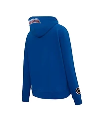 Women's Pro Standard Navy Colorado Avalanche Classic Chenille Pullover Hoodie