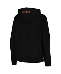 Women's Pro Standard Black Philadelphia Flyers Classic Chenille Pullover Hoodie