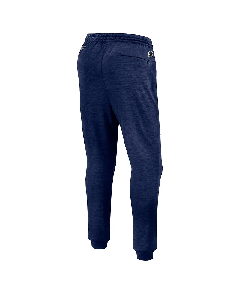 Men's Fanatics Heather Navy St. Louis Blues Authentic Pro Fleece Sweatpants