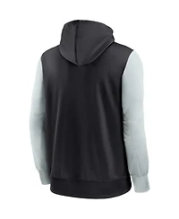 Men's Nike Black Las Vegas Raiders Performance Full-Zip Hoodie