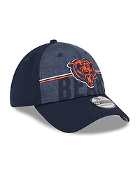 Men's New Era Navy Chicago Bears 2023 Nfl Training Camp Alternate Logo 39THIRTY Flex Fit Hat