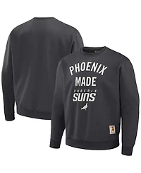 Men's Nba x Staple Anthracite Phoenix Suns Plush Pullover Sweatshirt