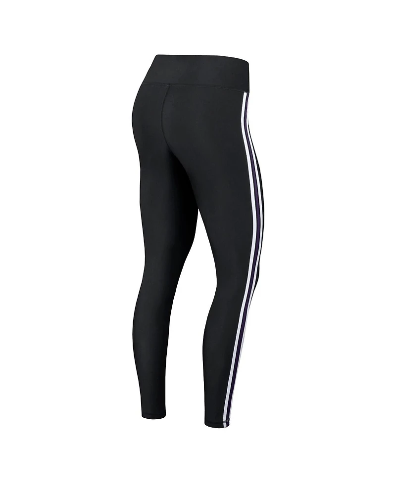 Women's Wear by Erin Andrews Black Baltimore Ravens Color Block Leggings