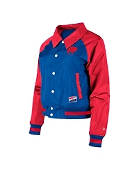 Women's New Era Royal Buffalo Bills Coaches Raglan Full-Snap Jacket