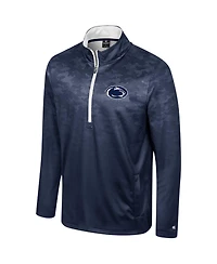 Men's Colosseum Navy Penn State Nittany Lions The Machine Half-Zip Jacket