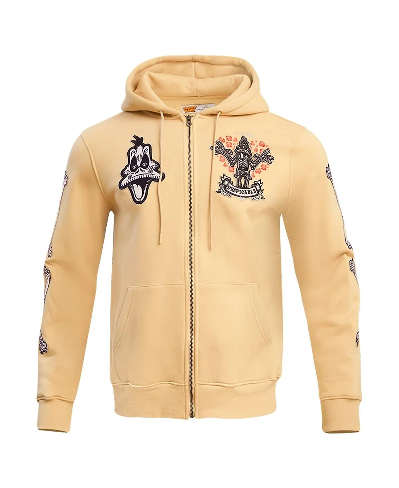 Men's and Women's Freeze Max Daffy Duck Tan Looney Tunes Despicable Full-Zip Hoodie