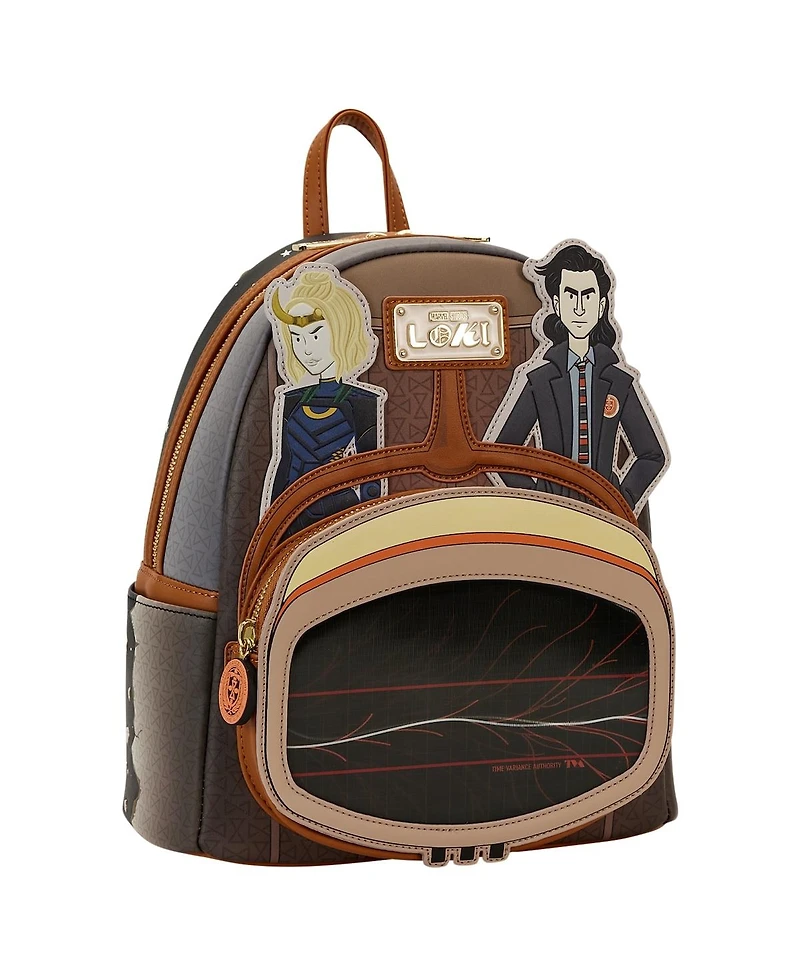 Men's and Women's Loungefly Loki Tva Multiverse Lenticular Mini Backpack