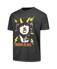 Men's Black Ac/Dc Highway to Hell Washed Graphic T-shirt
