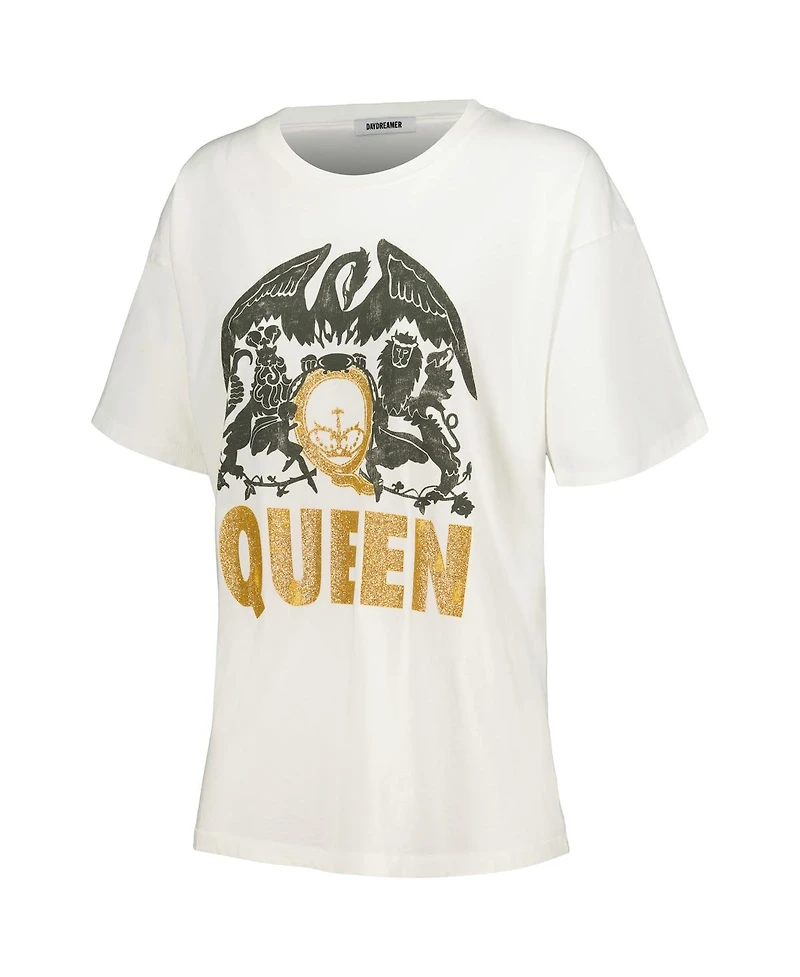 Women's Daydreamer White Distressed Wu-Tang Graphic T-shirt