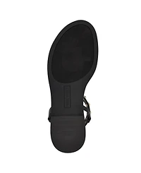 Nine West Women's Marcila Studded Strappy Flat Sandals