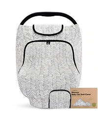 KeaBabies Warmzy Baby Car Seat Cover, Universal Stretch Fit Infant Carseat Covers for Babies, Winter Canopy