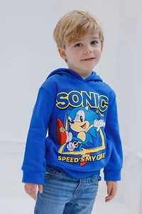 Sega Little Boys Sonic the Hedgehog Tails Knuckles Hoodie to