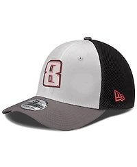Men's New Era Gray, Black Kyle Busch 39THIRTY Neo Flex Fit Hat