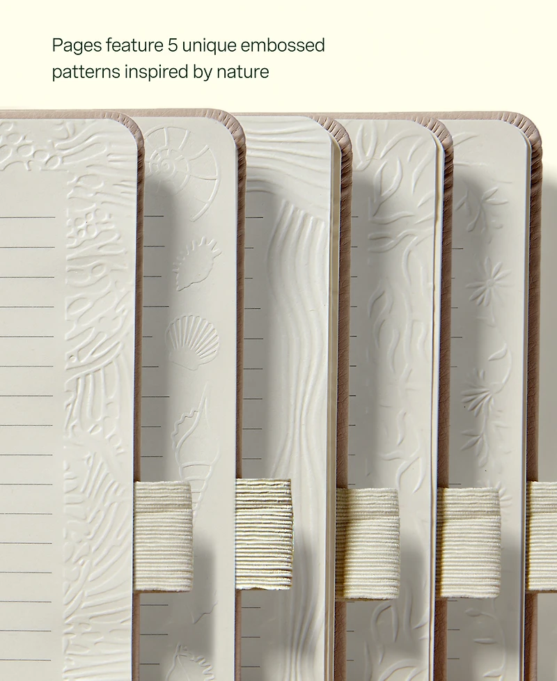 Lifelines "Shake It Up" Sensory Journal with Tactile Cover Embossed Paper - Garden