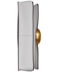 Donna Karan New York Valley Stream Leather Buckle Shoulder with Removable Strap
