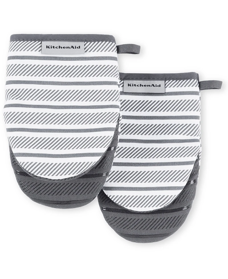 KitchenAid Albany Mini Oven Mitt 2-Pack Set, 5.5" x 8"