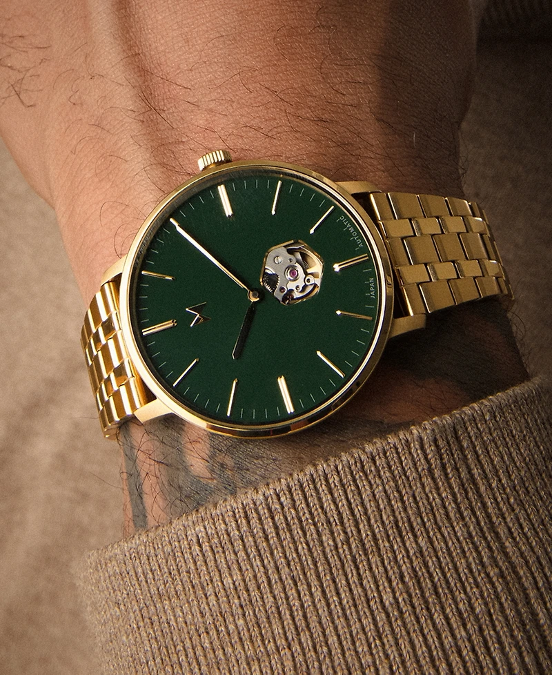 Mvmt Men's Legacy Slim Automatic Gold-Tone Stainless Steel Watch 42mm