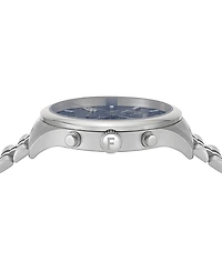 Salvatore Ferragamo Men's Swiss Chronograph Stainless Steel Bracelet Watch 42mm