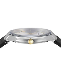 Salvatore Ferragamo Men's Swiss Black Rubber Strap Watch 41mm