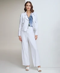 Dkny Women's Top-Stitched Crinkle Trousers