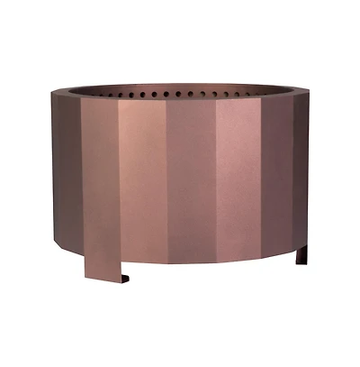 Merrick Lane Aries Portable Steel Smokeless Wood Burning Outdoor Firepit With Waterproof Cover