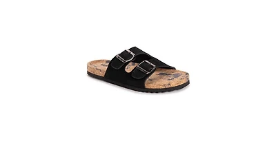 Muk Luks Women's Tessa Tera Turf 2 Strap Slide Sandal