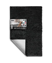 Ultra Soft Non-Slip Chenille Bath Rug - Quick Dry, Machine Washable Medium 20”x32”