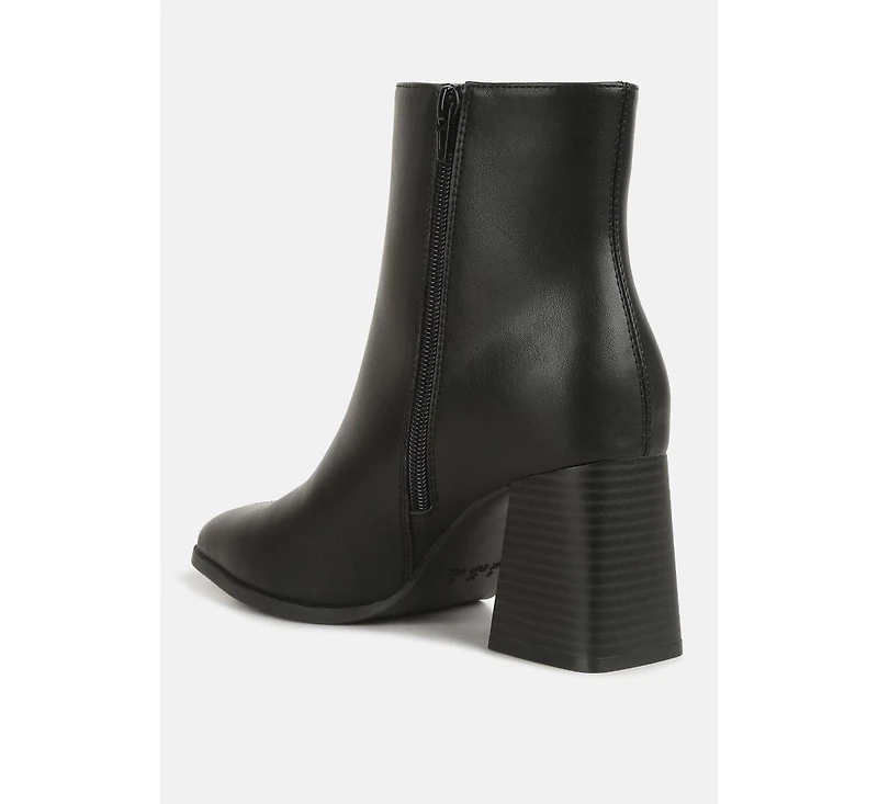 London Rag Cox Cut Out Block Heeled Chelsea Boots