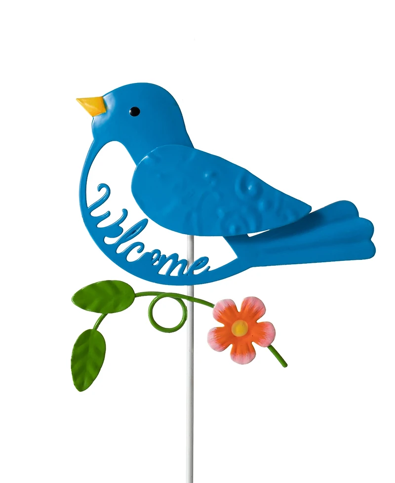 Glitzhome 16" H Set of 3 Metal Bird Pick