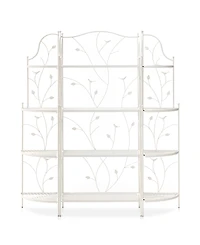 Glitzhome 52" H 4-Tiered Rectangular Metal Shelf Plant Stand or Storage Rack