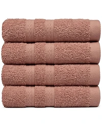 Everyday Home by Trident Supremely Soft 100% Cotton 4-Piece Hand Towel Set