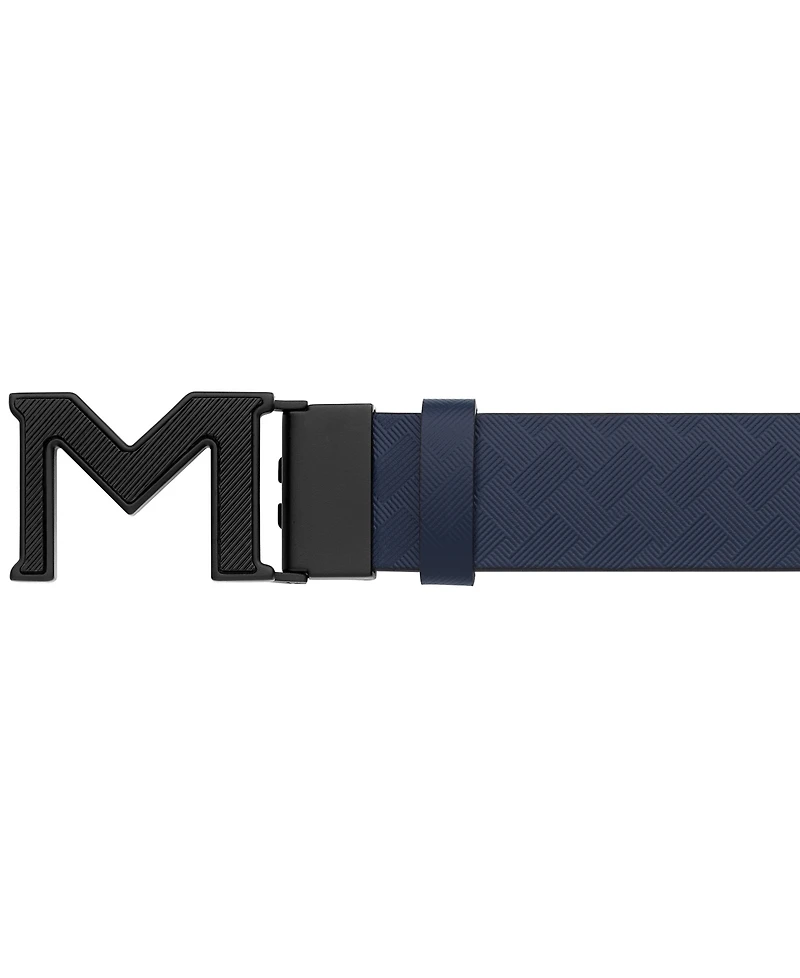 Montblanc Men's M Pin Buckle Reversible Leather Belt