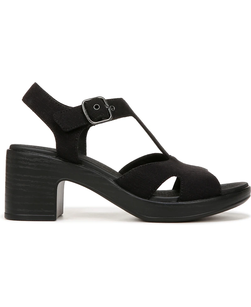 LifeStride Women's Everly Washable Block Heel Strappy Sandals