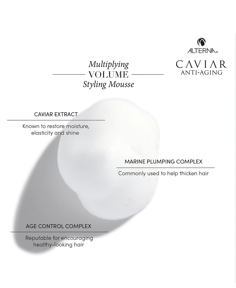 Alterna Caviar Multiplying Volume Styling Mousse, 8.2 oz.