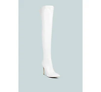 Riggle Long Patent Pu High Heel Boots