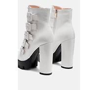 Ouzaki High Block Heeled Boots