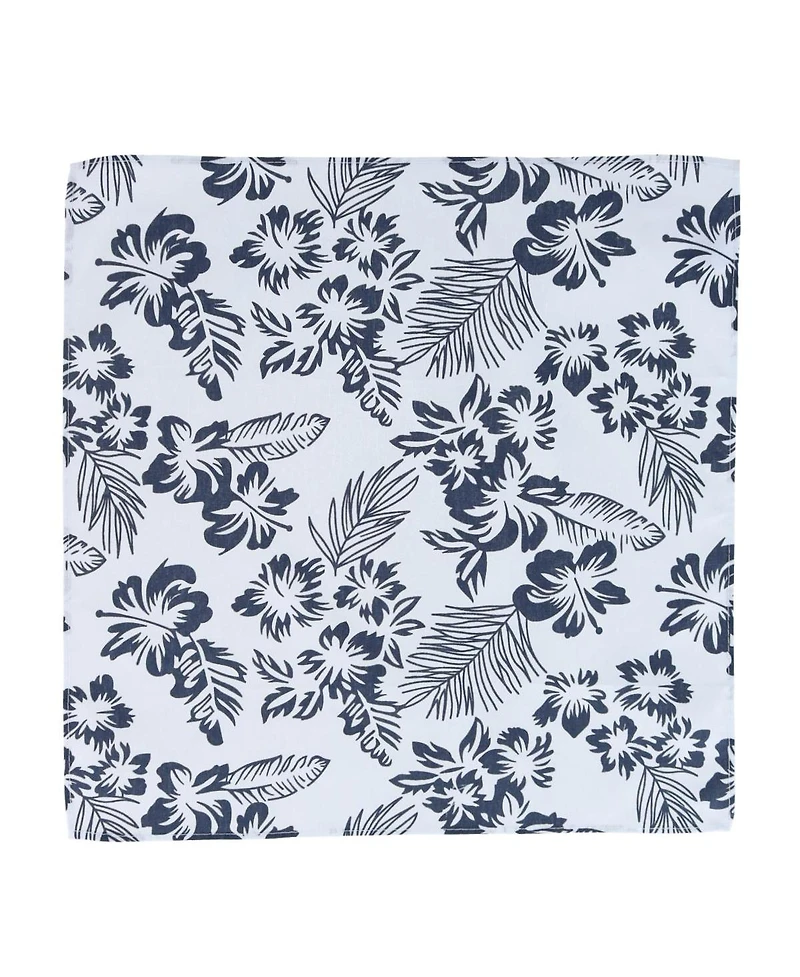 Trafalgar Men's Mana Hawaiian Print Cotton Handkerchiefs (3 Pack)