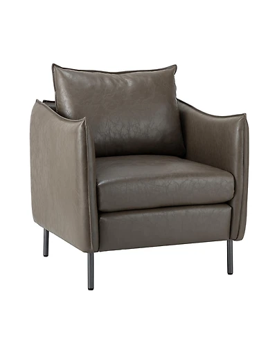 Hope Comfy Living Room Armchair with Metal Legs