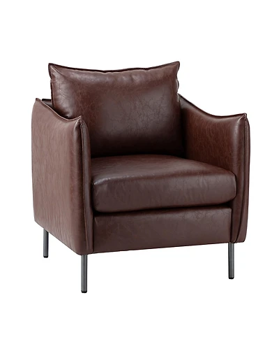 Hope Comfy Living Room Armchair with Metal Legs
