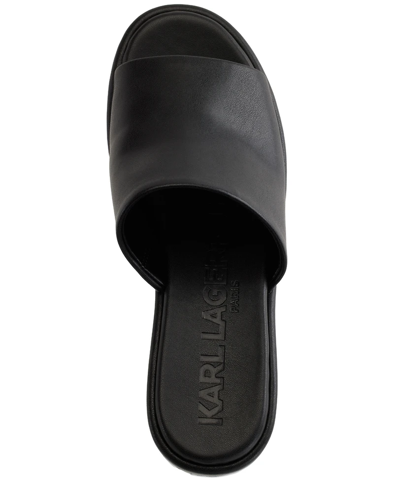 Karl Lagerfeld Paris Women's Calvina Platform Wedge Sandals