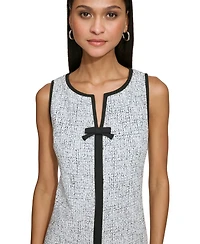 Women's Speckled Knit Jacquard Mini Dress