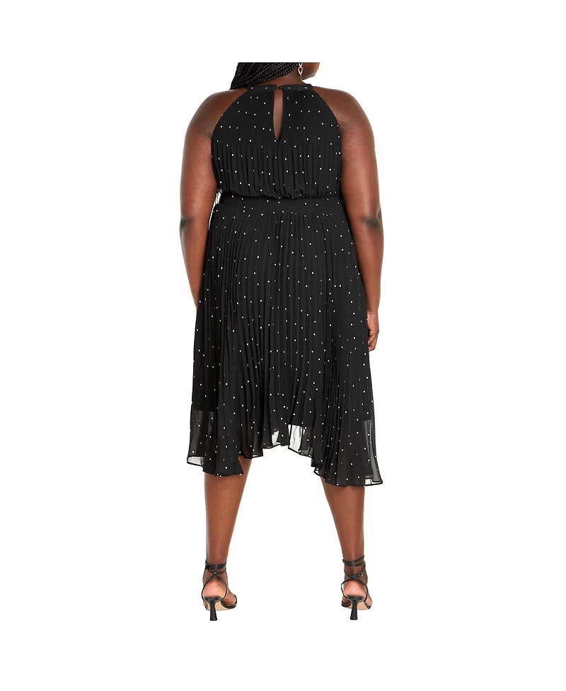 City Chic Plus Miriam Print Dress