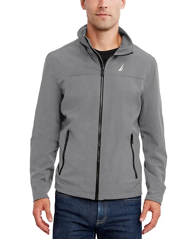 Nautica Men's Stretch Performance Windbreaker and Rain Jacket