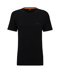 Boss by Hugo Men's Slub-Cotton Logo Detail T-Shirt