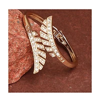Sohi Women's Gold Leaf Wrap Bracelet