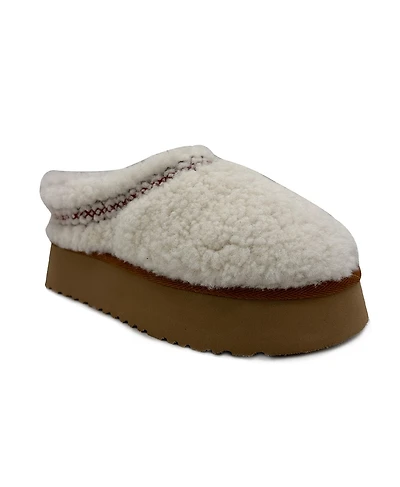 Womens Sheepskin Slippers, Black