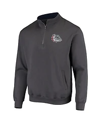 Men's Colosseum Gonzaga Bulldogs Tortugas Logo Quarter-Zip Jacket
