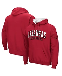 Colosseum Men's Arkansas Razorbacks Double Arch Pullover Hoodie